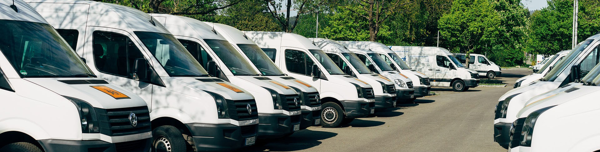 Small package deliveries, fleet of mini vans